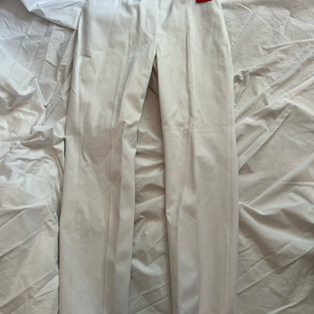 SPANX White Cropped Ankle Pants